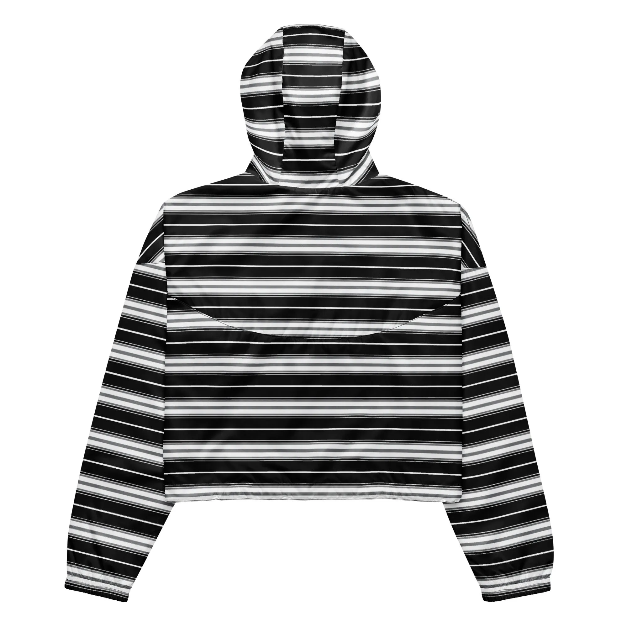 Striped Women’s cropped windbreaker