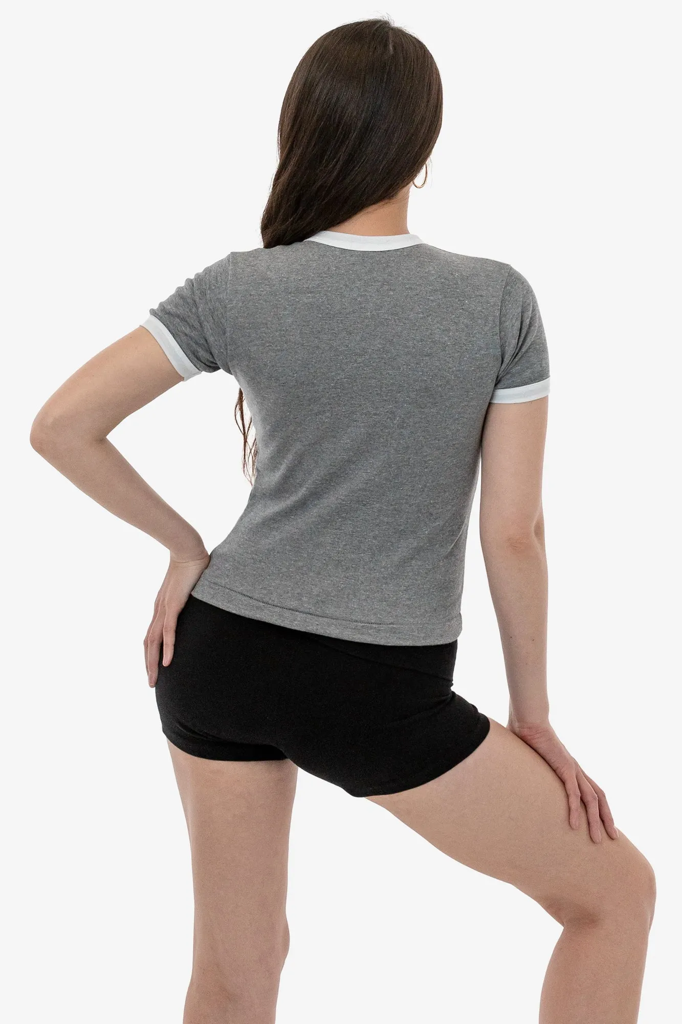 TRR310 - Tri-Blend Rib Women's Ringer Tee