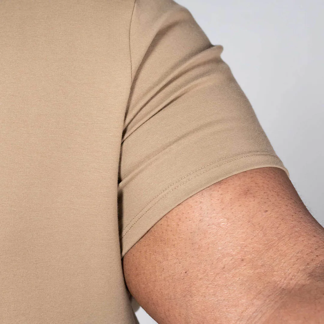 V-Neck - Dark Sand