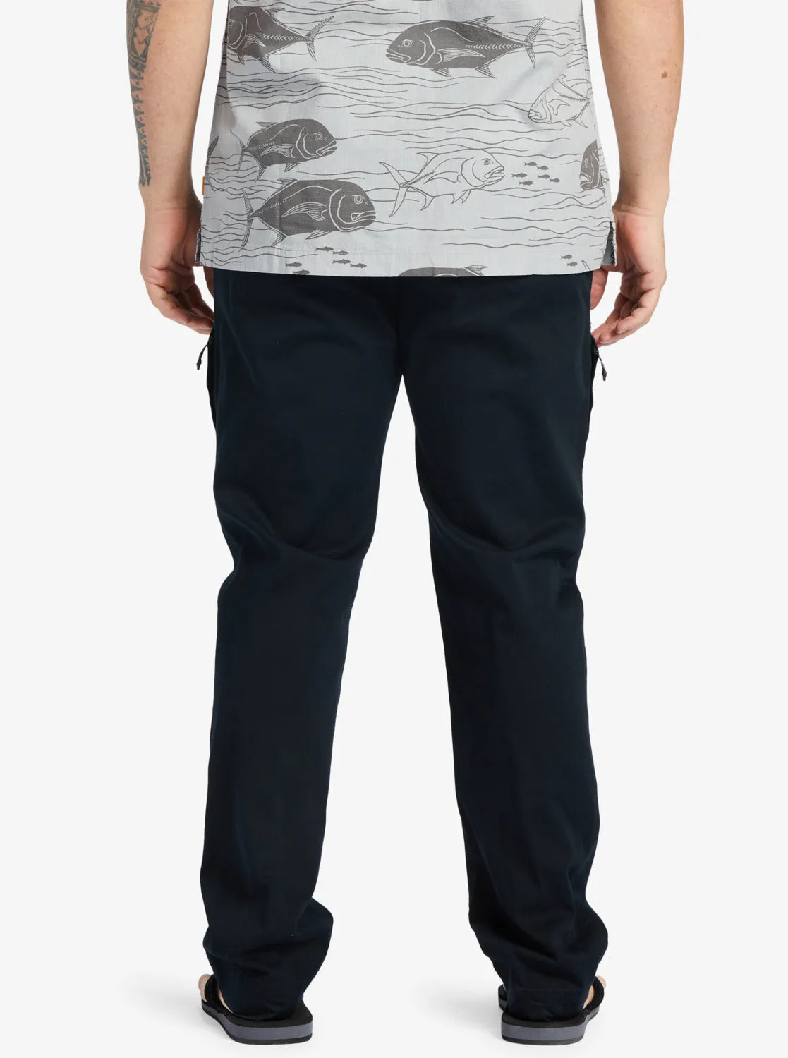 Waterman After Surf Elastic Waist Pants - Black