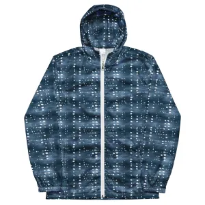 Whale Shark Print Men’s windbreaker