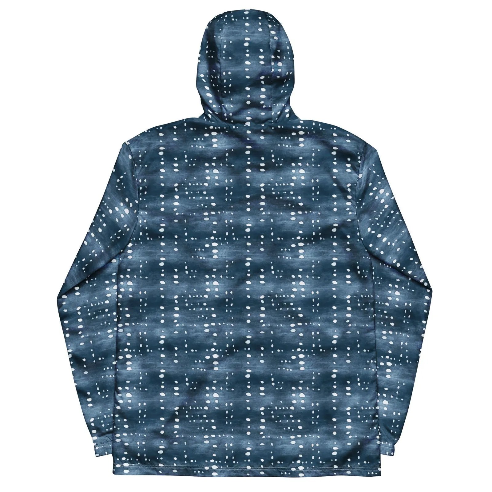 Whale Shark Print Men’s windbreaker