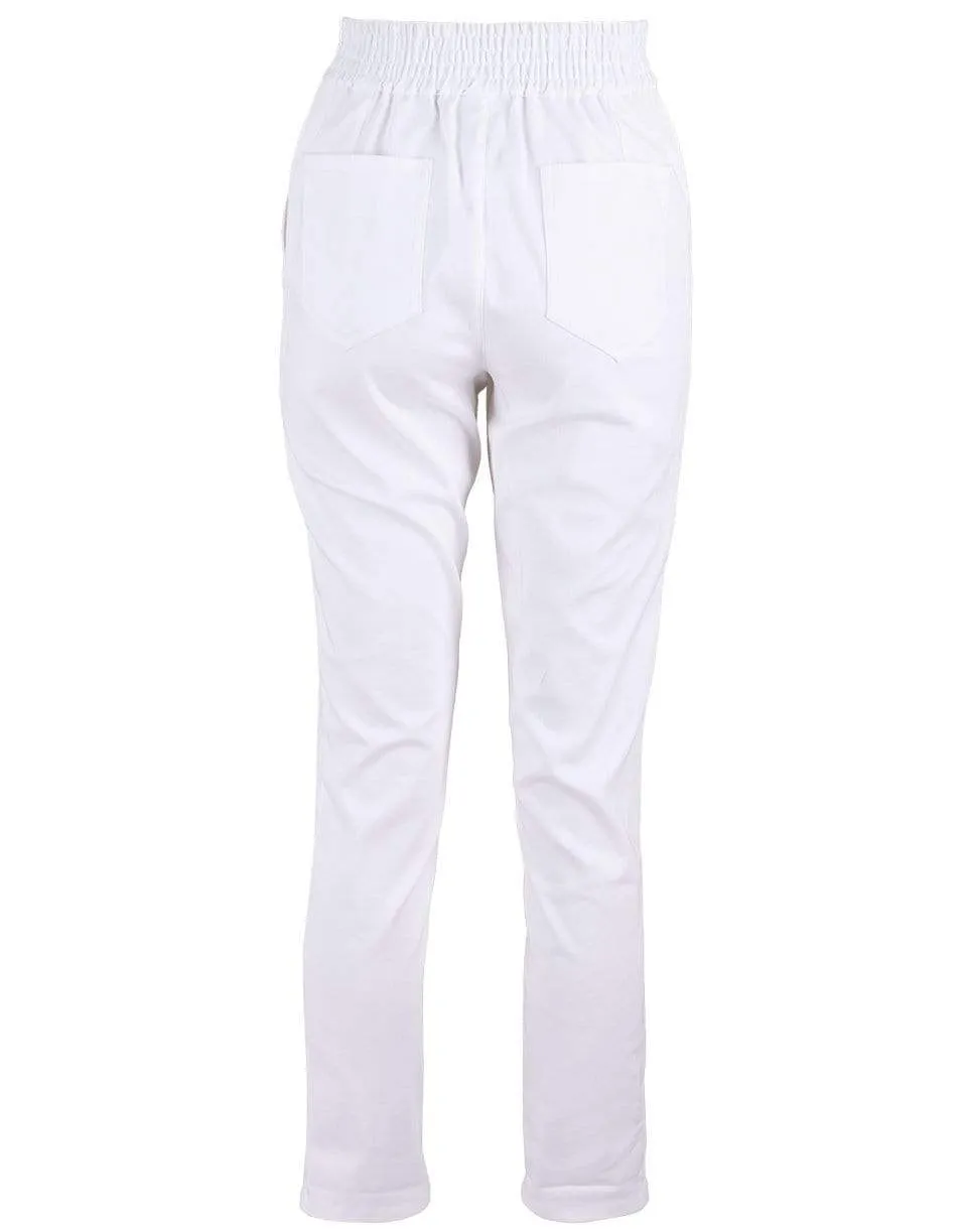 White Cotton Pants