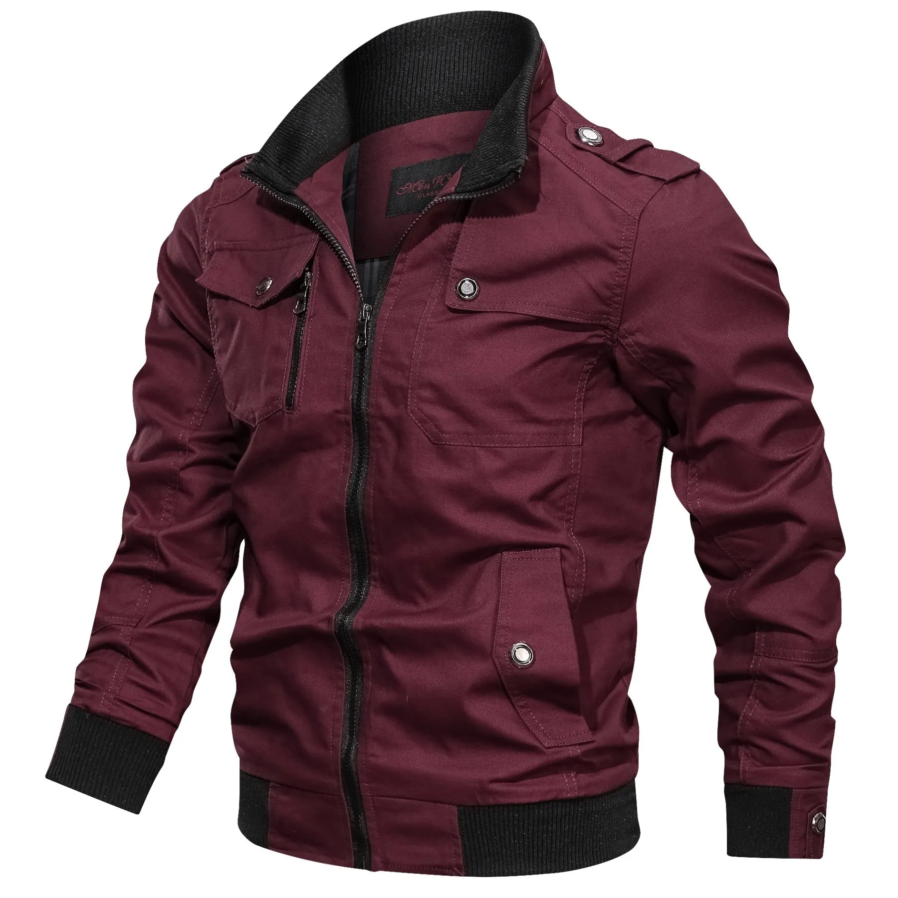 Windbreaker Outwear Men's Bomber Jacket Streetwear Spring Autumn Winter