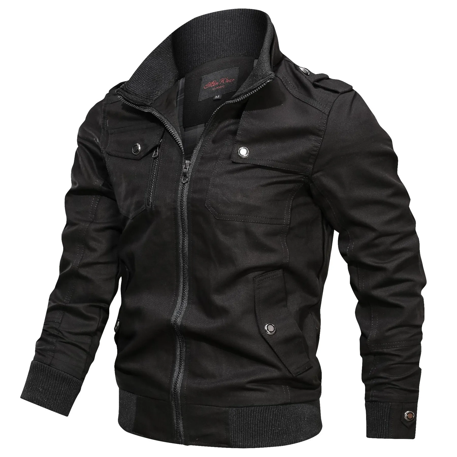 Windbreaker Outwear Men's Bomber Jacket Streetwear Spring Autumn Winter